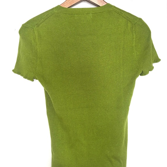 J. Crew Women’s Short Sleeve Tee in August Peridot - Picture 2 of 5
